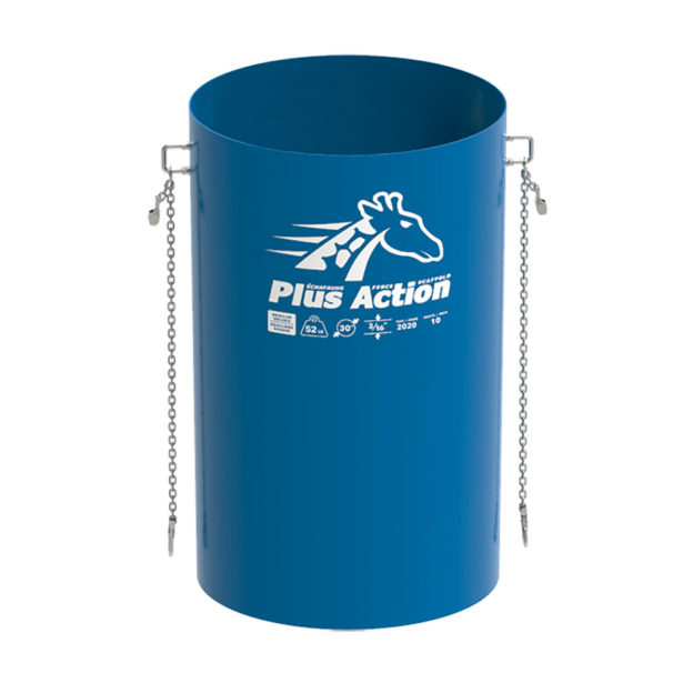 Chute à débris en plastique
