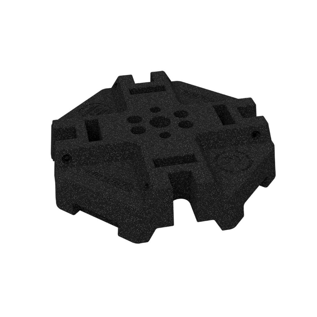 Contre-poids de caoutchouc 46 LB