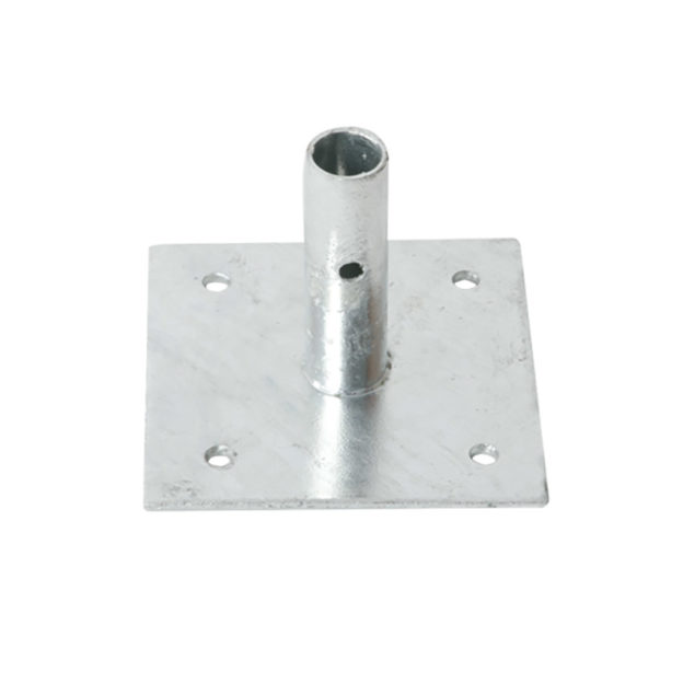 Plaque de base fixe (Galvanisé)