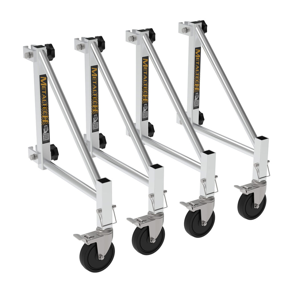 Ensemble de 4 stabilisateurs 18” Alu Series avec roues