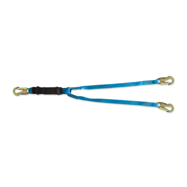 Lanière de 4’ en Y absorbeur d&rsquo;énergie crochets 3/4”