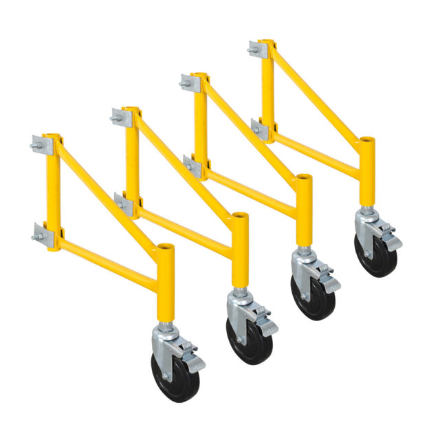 Ens. de 4 stabilisateurs avec roues