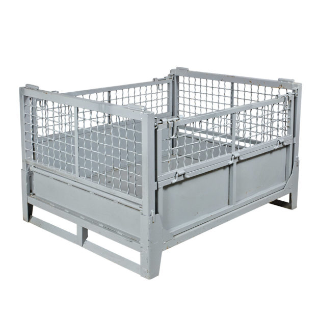 Panier en acier pliable